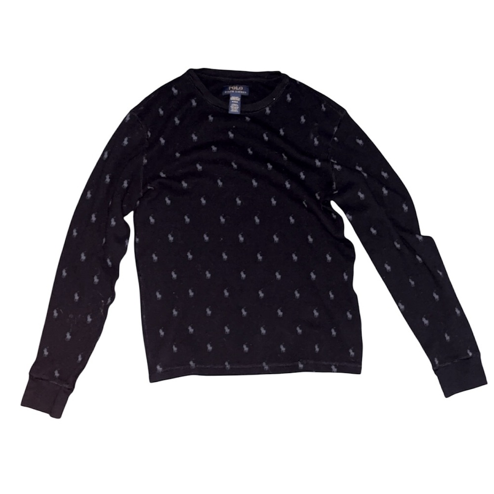 Polo by Ralph Lauren Black Long Sleeve Tee